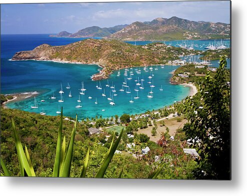 Water's Edge Metal Print featuring the photograph English Harbour, Antigua by Cworthy