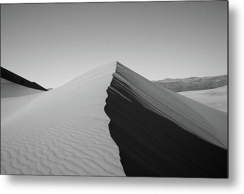 Scenics Metal Print featuring the photograph Eureka Dunes, Death Valley National Park by Gary Koutsoubis