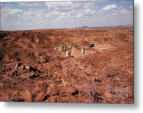 Anthropology Metal Print featuring the photograph Excavation Site At East Turkana by John Reader/science Photo Library