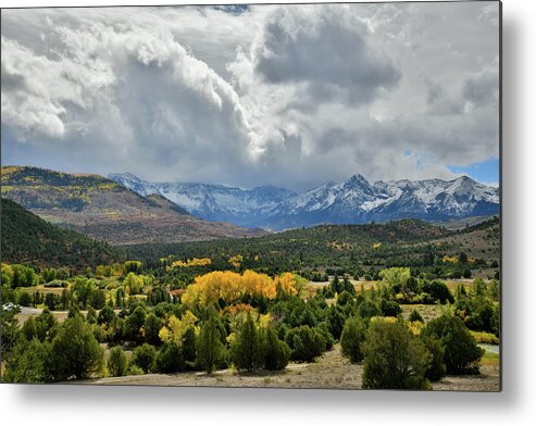  Metal Print featuring the photograph Fall Colors near Dallas Divide by Ray Mathis