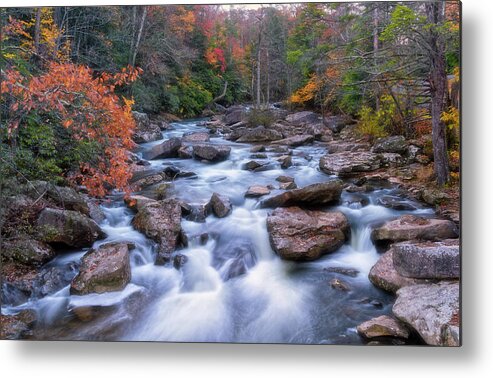 Fall Flow Metal Print featuring the photograph Fall Flow by Russell Pugh