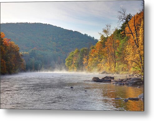 Scenics Metal Print featuring the photograph Fall Foliage In The Litchfield Hills Of by Denistangneyjr