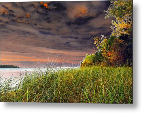 Fall On Lake Superior Metal Print featuring the photograph Fall on Lake Superior by Tom Kelly