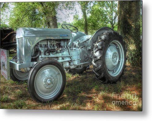Tractor Metal Print featuring the photograph Ferguson Tractor by Mike Eingle