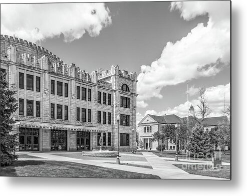 Fort Hays State Metal Print featuring the photograph Fort Hays State University Sheridan Hall by University Icons