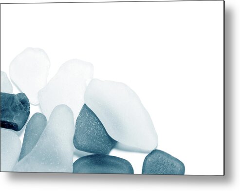 Cool Attitude Metal Print featuring the photograph Fresh Glass Stones by Caracterdesign
