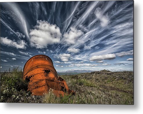Rust Metal Print featuring the photograph From Earth To Earth by orsteinn H. Ingibergsson