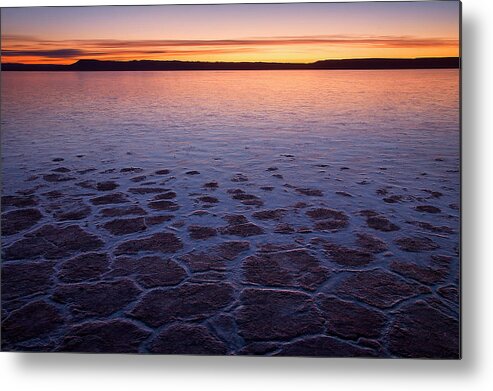 Scenics Metal Print featuring the photograph Frozen-expanse Alvord Desert Playa by Www.brianruebphotography.com