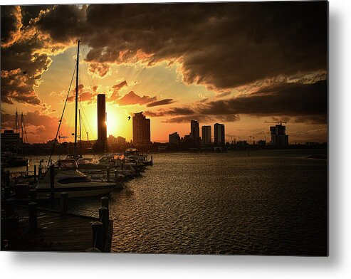 Wind Metal Print featuring the photograph Gale force by Andrei SKY