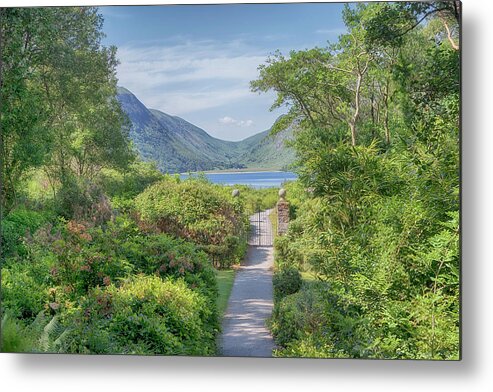 Glenveagh Metal Print featuring the photograph Gate to Glenveagh by Wade Aiken