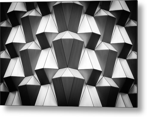 Geometry Metal Print featuring the photograph Geometry by Peter Pfeiffer