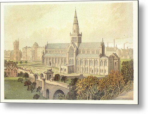 Scotland Metal Print featuring the photograph Glasgow Cathedral by Kean Collection