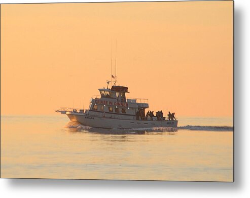 Angler Metal Print featuring the photograph Going Fishing On The Angler by Robert Banach