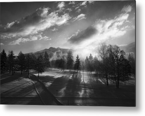 Snow Metal Print featuring the photograph Good Morning Sunshine ! by Vroniques