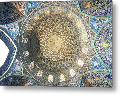 Art Metal Print featuring the photograph Gorgeous Dome Of Masjed-e Sheikh by Smartshots International