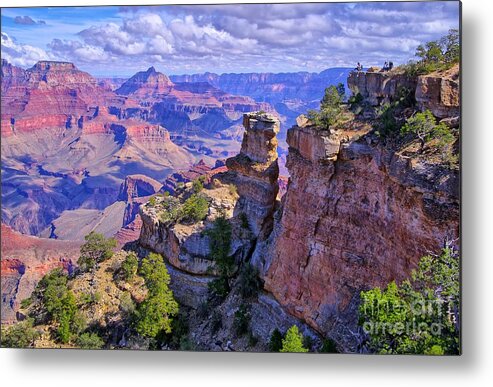 Grand Canyon Metal Print featuring the photograph Grand Canyon Overlook by Alex Morales