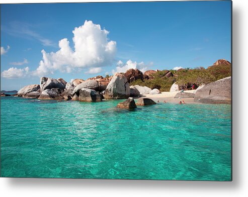 Scenics Metal Print featuring the photograph Granite Boulders Near The Baths by Holger Leue
