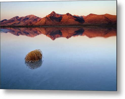 Tranquility Metal Print featuring the photograph Great Salt Lake, Utah by Scott Stringham Photographer