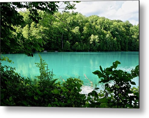 Green Lake Metal Print featuring the photograph Green Lake by Kathy Chism