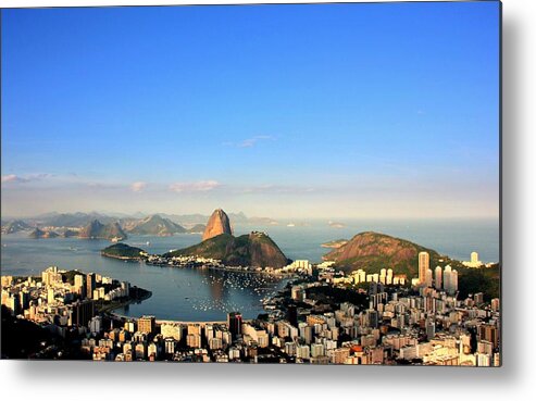 Scenics Metal Print featuring the photograph Guanabara Bay by J.castro