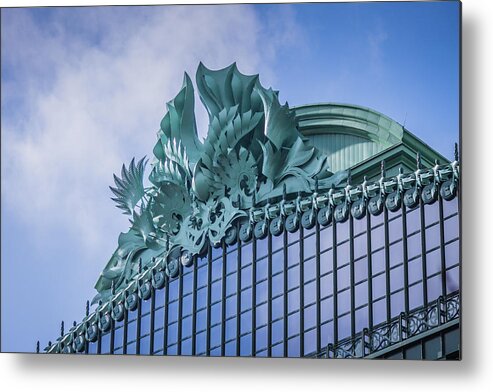 Architecture Metal Print featuring the photograph Harold Washington Library by Lauri Novak