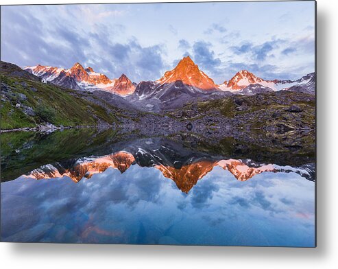 Mountains Metal Print featuring the photograph Hatcher Pass Talkeetna Mountains by Toby Harriman