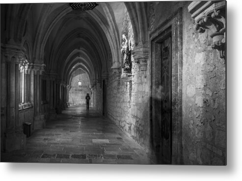 Cloister Metal Print featuring the photograph Haunted by Andy Dauer