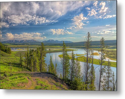 Yellowstone National Park Metal Print featuring the photograph Hayden Valley 2011-06 01 by Jim Dollar