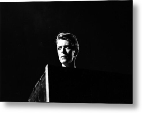 David Bowie Metal Print featuring the photograph Head Of David by Evening Standard
