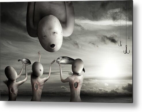 Surreal Metal Print featuring the photograph Heartless by Christophe Kiciak