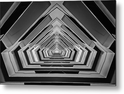 Tunnel Metal Print featuring the photograph Height by Henk Van Maastricht