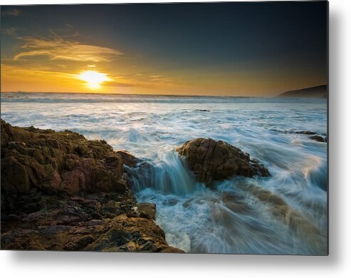 Scenics Metal Print featuring the photograph High Tide by Photograph By Quan Yuan
