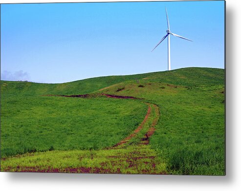 Environmental Conservation Metal Print featuring the photograph Hill by The Landscape Of Regional Cities In Japan.