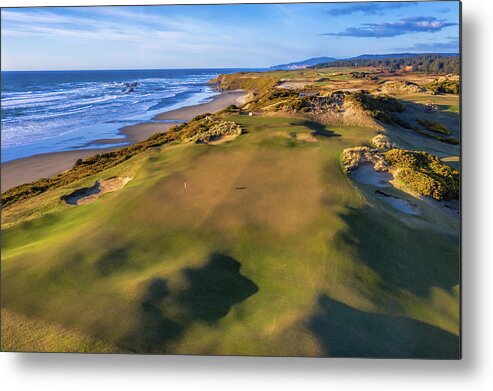 Bandon Dunes Metal Print featuring the photograph Hole 7 Old Macdonald Golf Course by Mike Centioli
