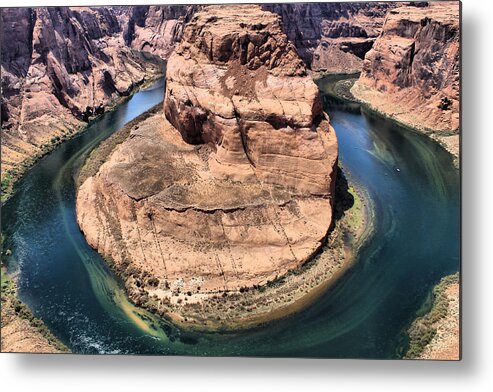 Majestic Metal Print featuring the photograph Horseshoe Bend by Daniel Muller