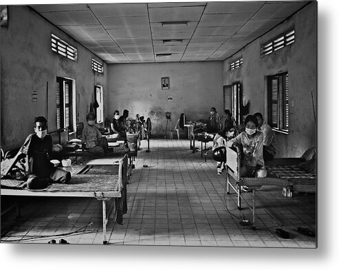 Expression Metal Print featuring the photograph Hospitalization Life by Shinjiisobe
