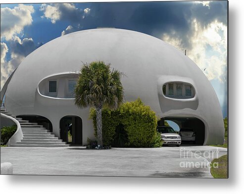 Isle Of Palms Metal Print featuring the photograph Hurricane House - Isle of Palms by Dale Powell