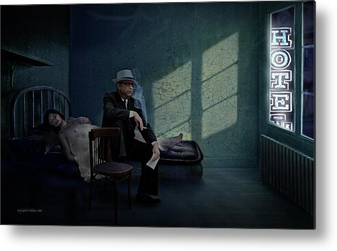 Hotel Room Metal Print featuring the photograph I Remember You Well in The Chelsea Hotel by Aleksander Rotner
