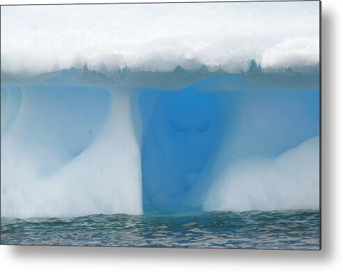 Iceberg Metal Print featuring the photograph Iceberg Formation by Martin Harvey