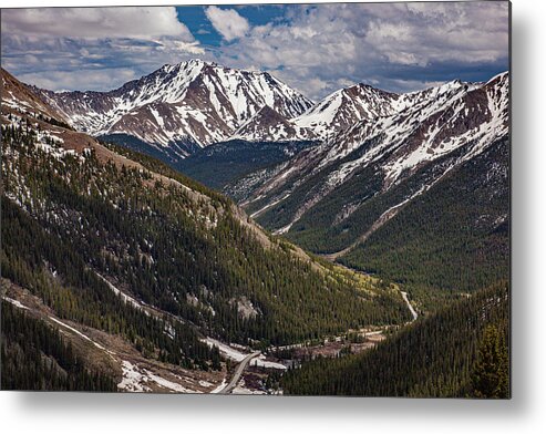 Aspen Metal Print featuring the photograph Independence Pass View 1 Wide by Al Hann