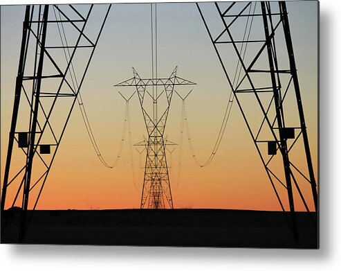 Infinity Metal Print featuring the photograph Infinite Transmission by Jonathan Thompson