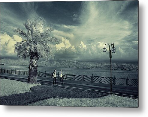 Infrared Metal Print featuring the photograph Infrared World_06 by Nebula