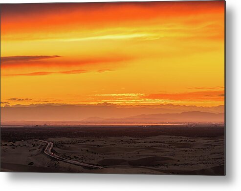 Sunset Metal Print featuring the photograph Into the Sunset by Local Snaps Photography