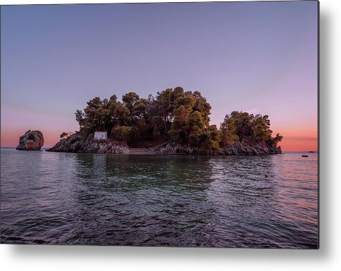 Parga Metal Print featuring the photograph Islet of Virgin Mary I by Elias Pentikis