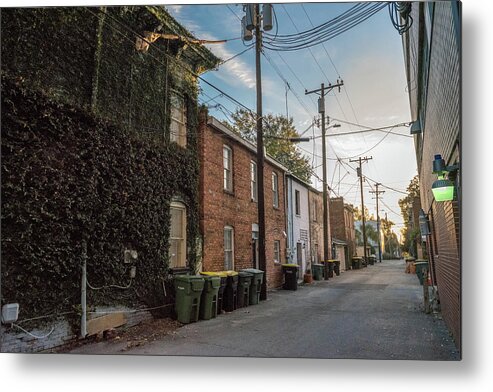 Alley Metal Print featuring the photograph Ivy Alley Way by Doug Ash