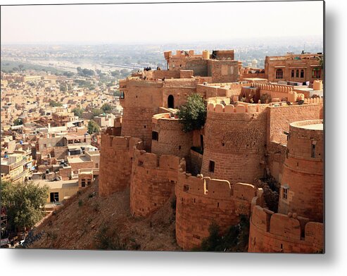 Jaisalmer Metal Print featuring the photograph Jaisalmer Fort by Milind Torney