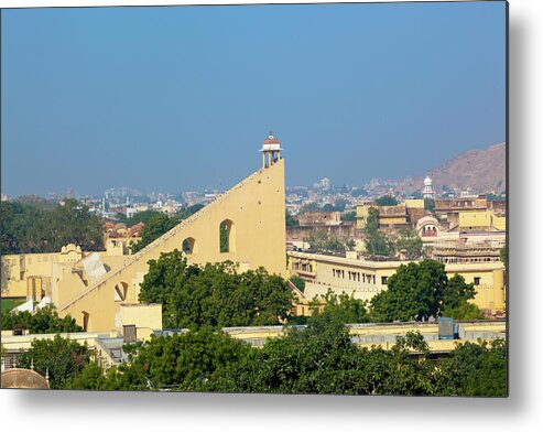 Jantar Mantar Metal Print featuring the photograph Jantar Mantar Observatory, Jaipur, India by Inti St. Clair