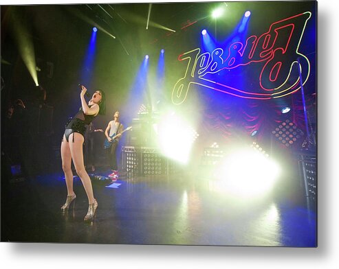 Event Metal Print featuring the photograph Jessie J Performs At Shepherds Bush by Neil Lupin