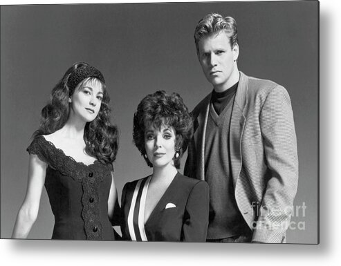 Event Metal Print featuring the photograph Joan Collins With Emma Samms And Al by Bettmann