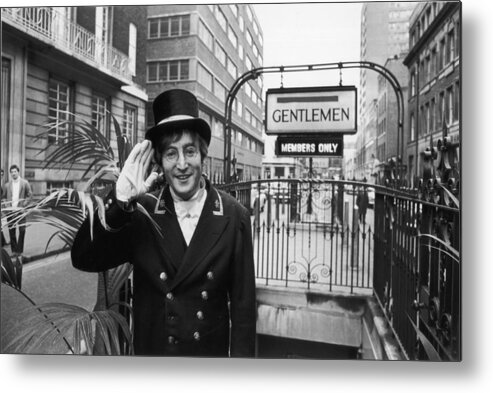 John Lennon Metal Print featuring the photograph John Lennon by Ron Case